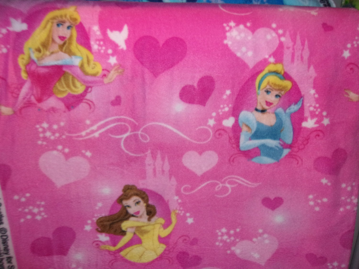 LAST YARDFleece FabricDisney Princess Fleece by the yard
