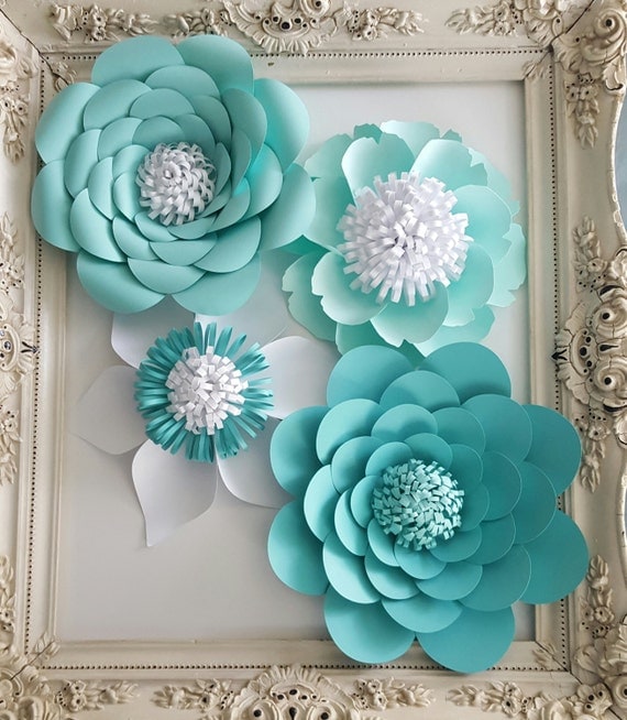 Large Paper Extra Large Paper Flower Photo Prop Backdrop Set