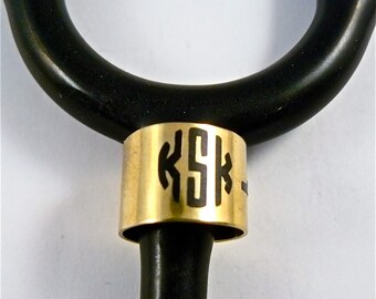 Stethoscope ID tag, Nugold, stethoscope ID ring, Stethoscope ID charm,heart rhythm, ekg, medical, nurse, doctor, veterinarian