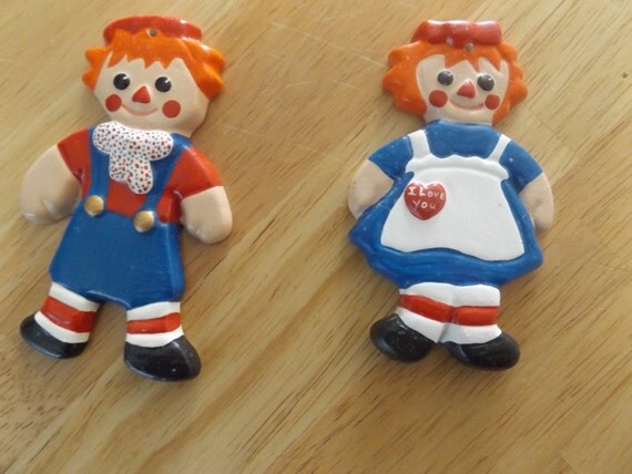 ceramic raggedy ann and andy