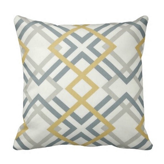 blue yellow grey decorative pillows grey pillows home decor