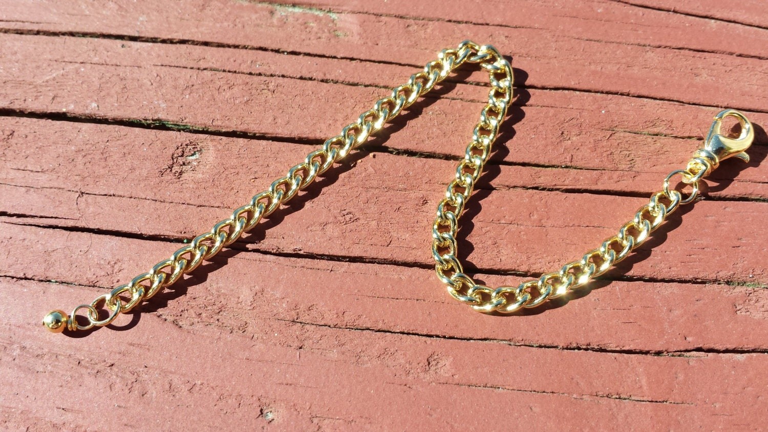 6 Inch Gold Extender Chain For Lobster Clasp Necklaces Gold