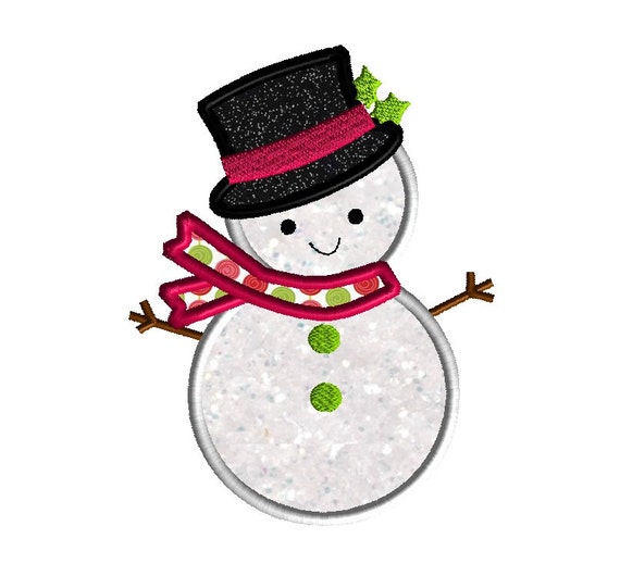 Items similar to snowman iii applique machine jessecmault designinstant