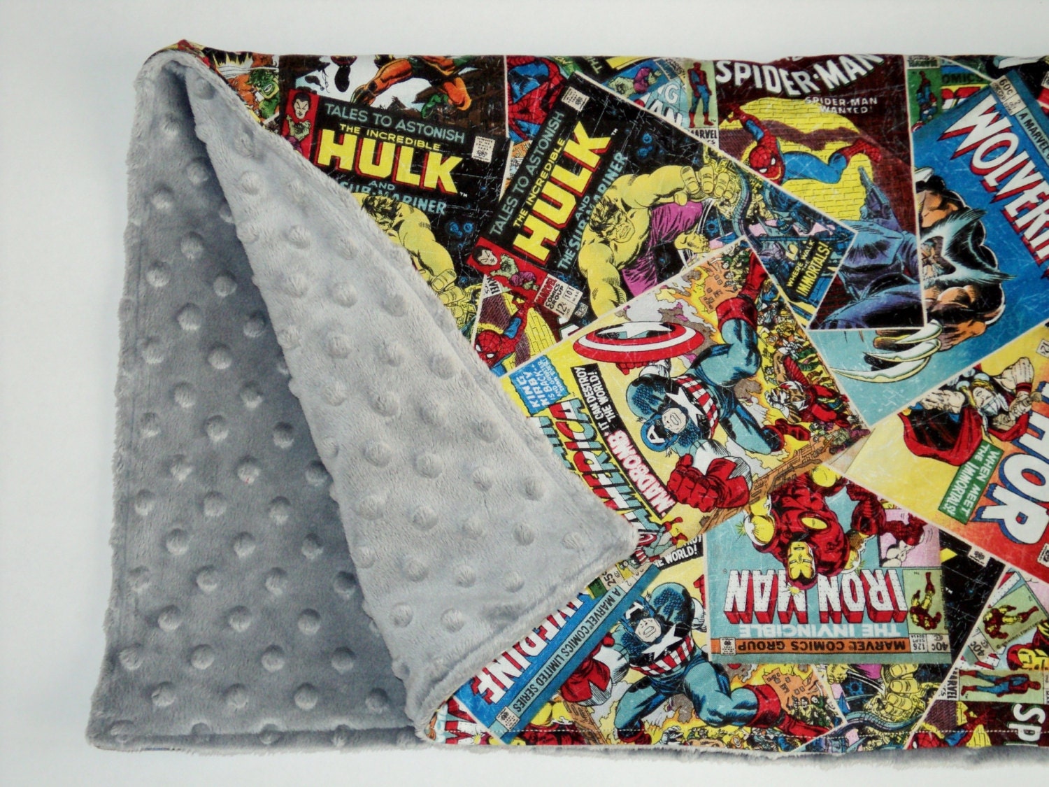 Superhero Baby Blanket Security Blanket 19X23