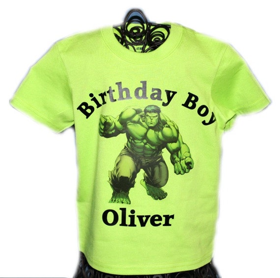 Birthday Boy Hulk T Shirt Hulk Birthday shirt Green Hulk