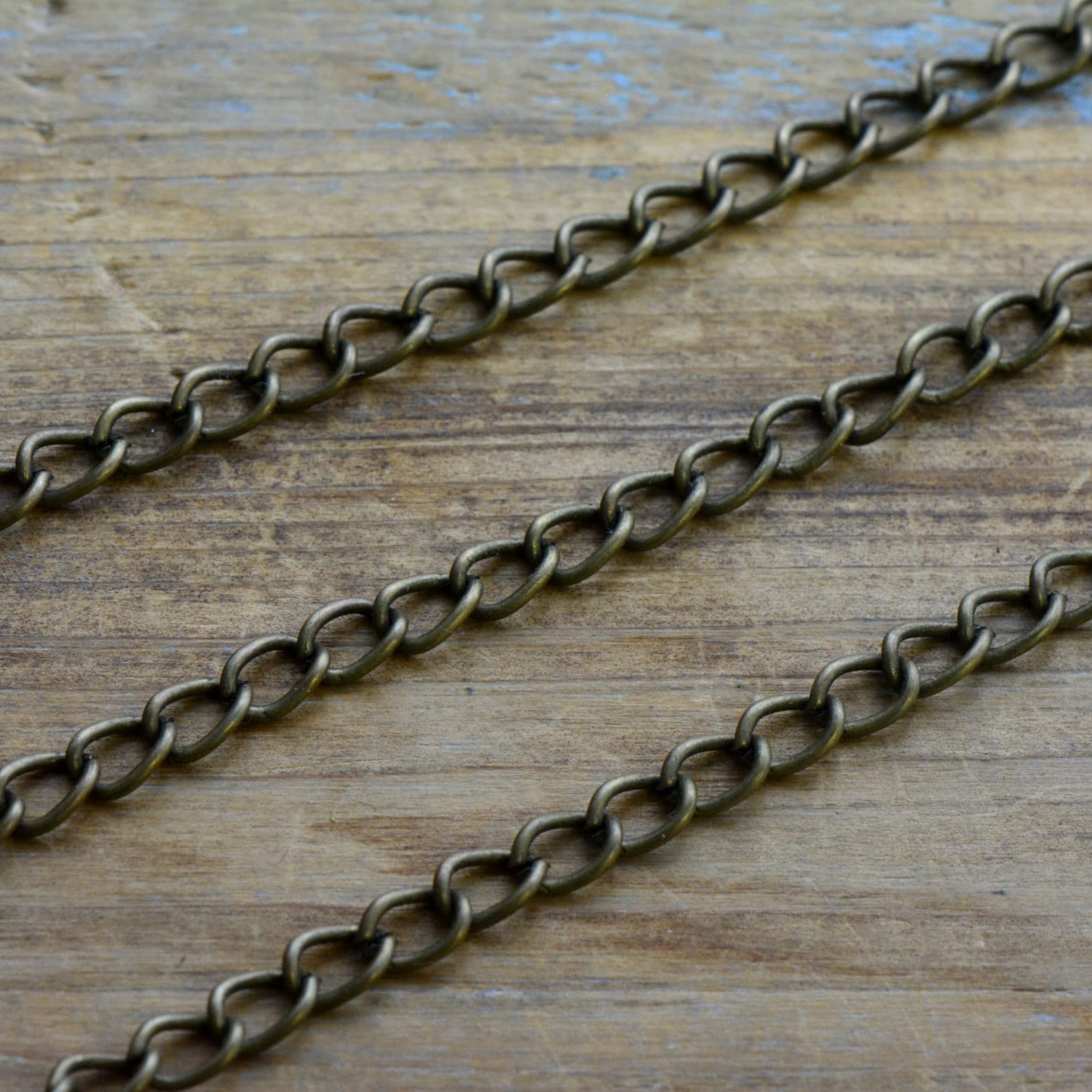 Iron Necklace or Bracelet Chain Antique Bronze Chain 5mm