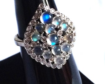 Rainbow Moonstone 92 Silver Pendant Jewelry at Rs 1170/piece | Moonstone Locket in Jaipur | ID