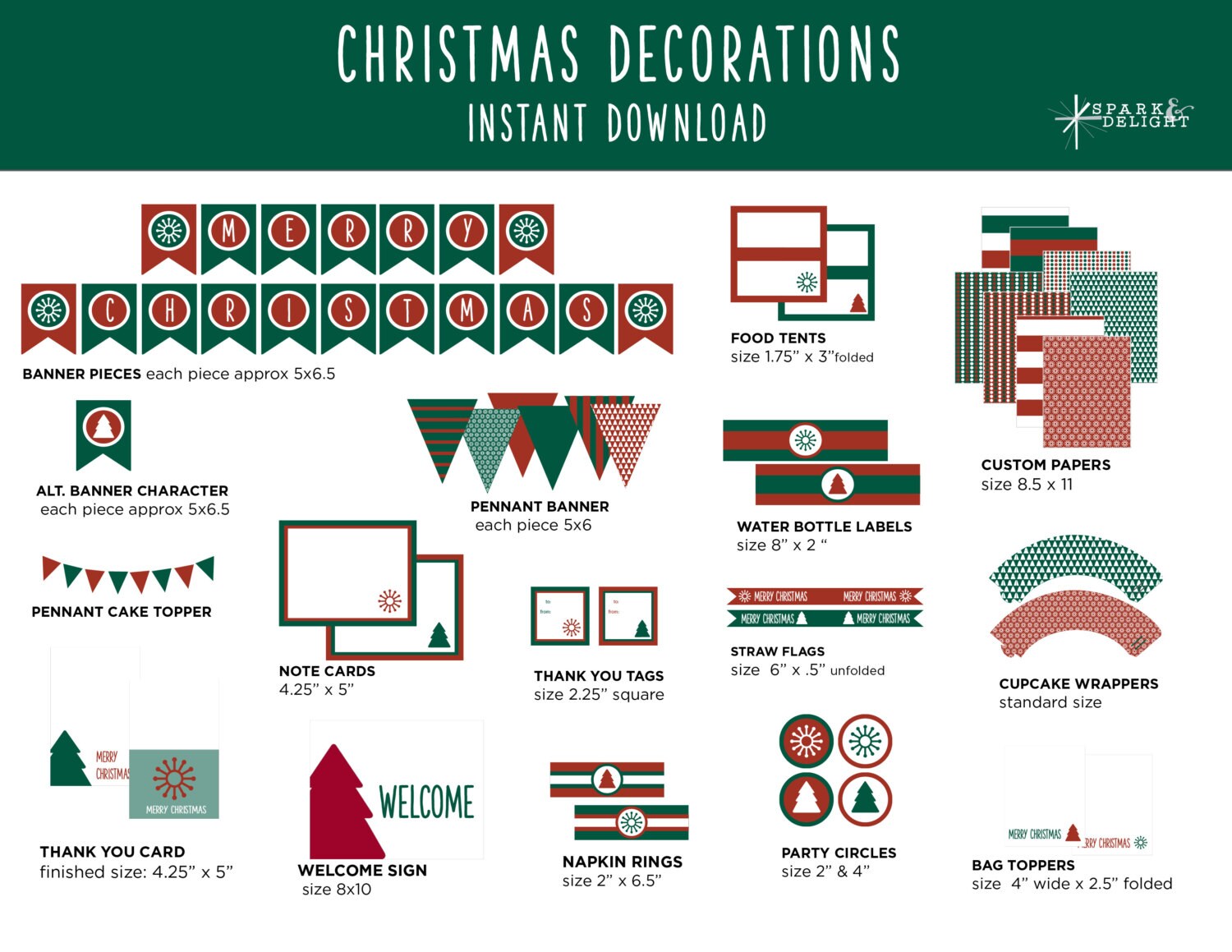 Christmas Printables Christmas Decorations Printable