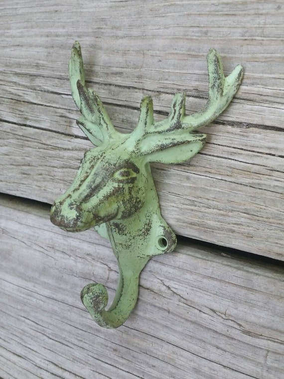 Deer Head Hook Fathers Day Gift Hunting Decor Deer Antler