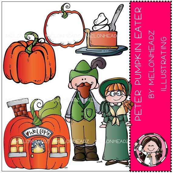 Peter Peter Pumpkin Eater clip art Combo Pack
