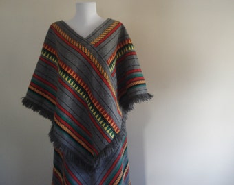 1960s poncho – Etsy