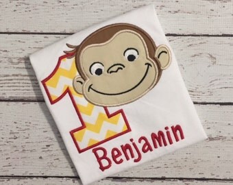 Curious George Birthday Shirt