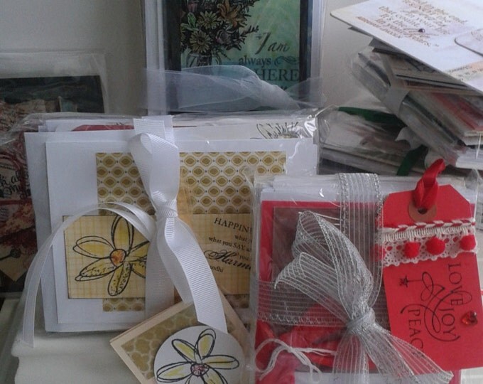 SALE, Handmade greeting cards, 10-12 SHOPKEEP CHOICE, regular or Christian gift ready, Christmas gift, teacher gift, CollegeDreaminKid
