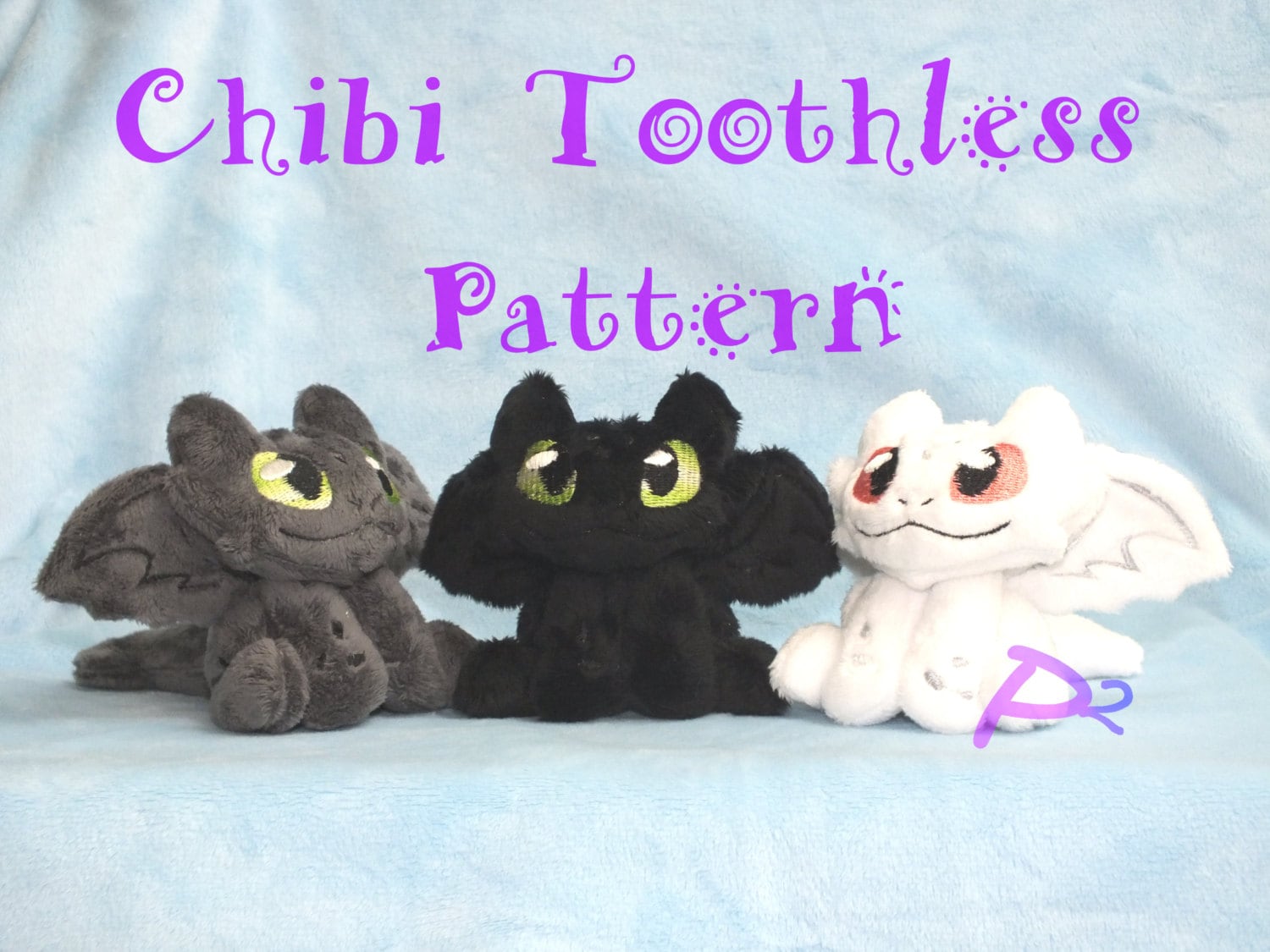 toothless plush pattern free