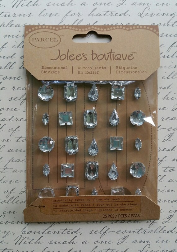 GEM STICKERS Adhesive Gems Adhesive Diamonds Diamond