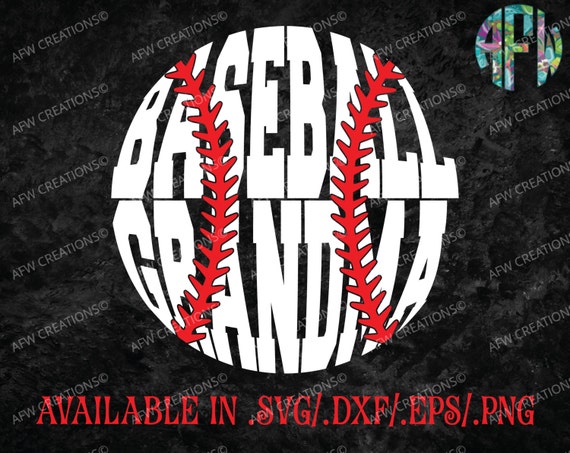Download Digital Cut File Baseball Grandma SVG DXF EPS by ...