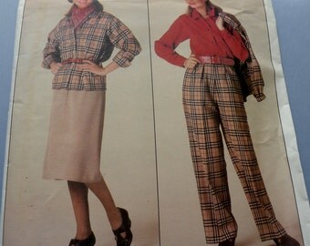 14-16-18 Vogue 0995 UNCUT Wardrobe Pattern