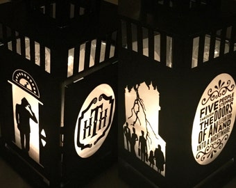 Tower of Terror Inspired Portable Metal Lantern