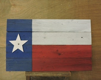 Wooden Texas Flag | Etsy