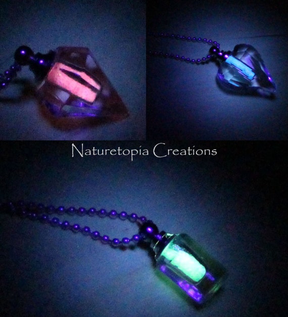 Glass Vial Necklace Bottle Pendant Apothecary Jar Glass