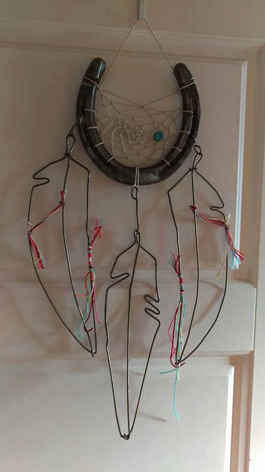 horse shoe dream catcher by FivePointsElements on Etsy