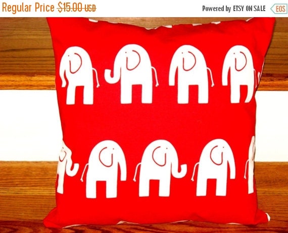 charlie elephant pillow