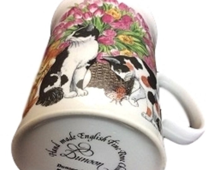 Cute Cat Mug, Kitty Mug, Dunoon Mug, Cat Mugs, Cat Lover Gift, Gift For Her, Cat Gift, Cat Coffee Mug