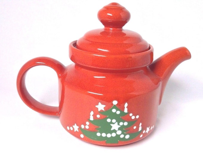 Waechtersbach Christmas Trees Coffee/Tea Set, Pot with 4 Mugs Germany