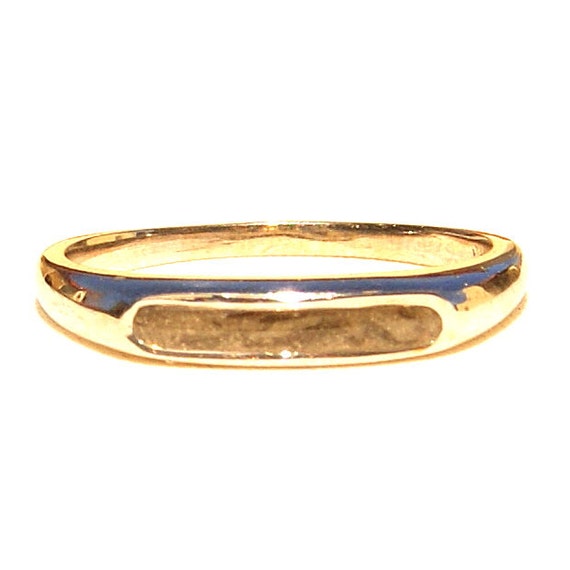 Thin Smooth Band 14K Rose Gold Cremation Ring by CloseByMe ...