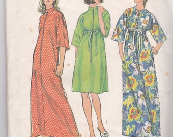 Simplicity 6048 Vintage Pattern Womens Robe in 3 Variations SIze 8-10