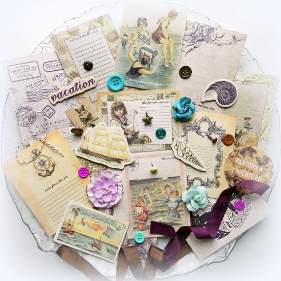 Scrapbook Embellishment Kit / NEW Prima French by