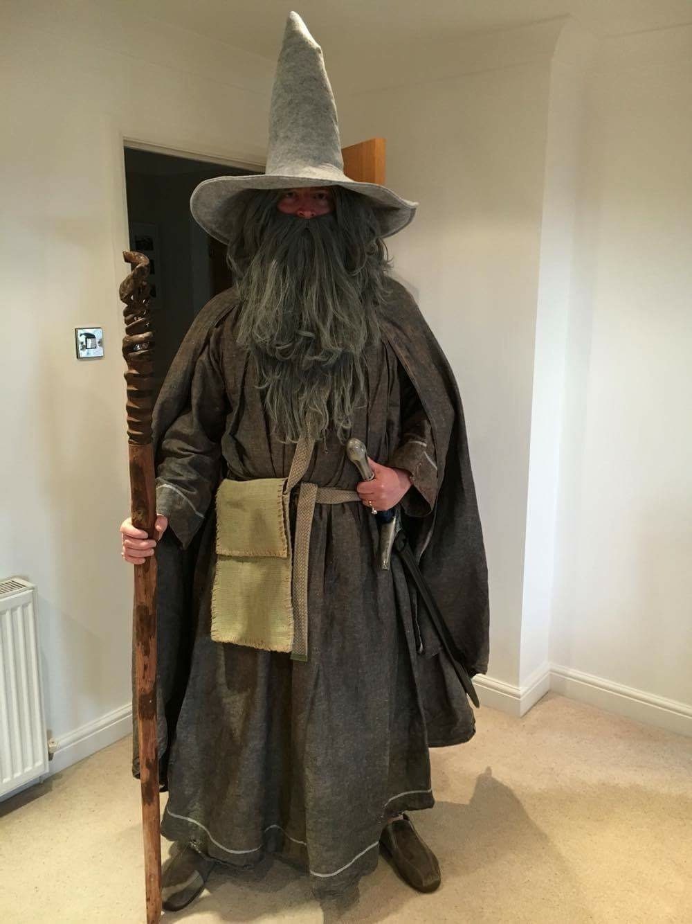 GANDALF Costume outfit LOTR LARP Cosplay by BrownsThreadWorks