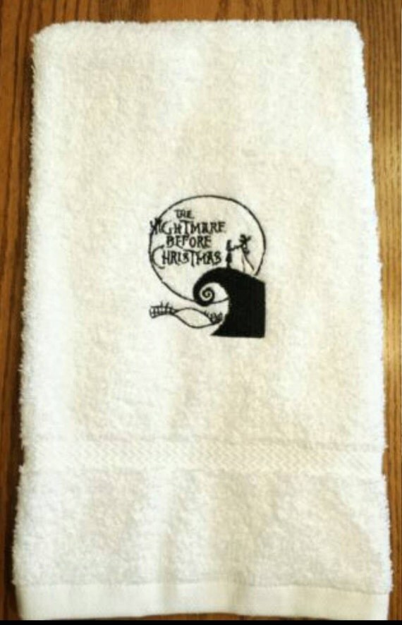 Items similar to Nightmare Before Christmas Jack & Sally BATH Hand