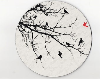 mouse pad / mousepad / bird mouse pad / bird mousepad