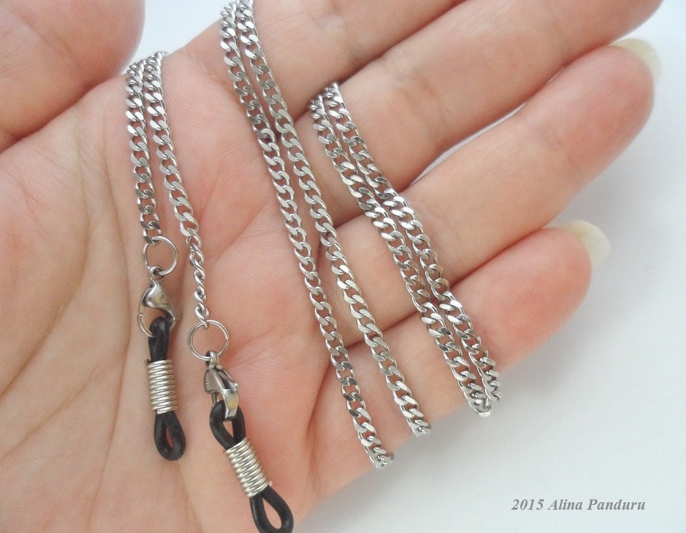 Mens Eyeglass Chain Stainless Steel Eyeglasses Chain for Men