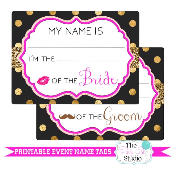 printable name tagseventweddingengagementparty