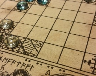 Viking board games Tafl (Hnefatafl) and Nine Man Morris