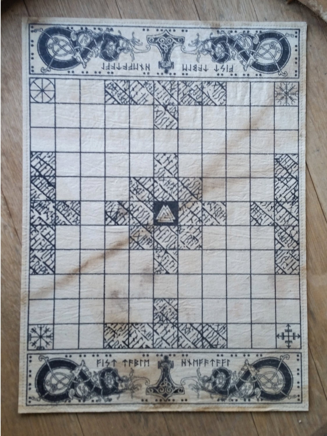 Viking board games Tafl Hnefatafl and Nine Man Morris