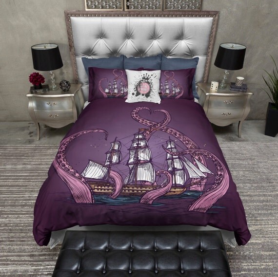 lightweight octopus bedding purple kraken octopus by lightweight octopus bedding purple kraken octopus by