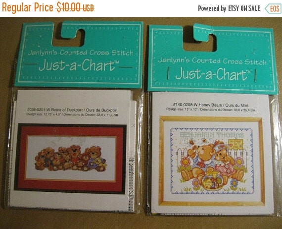 On Sale Janlynn's Counted Cross Stitch Just-a-Chart Set