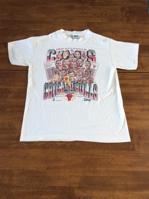 bulls 1991 championship shirt