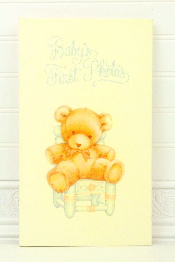 Vintage Hallmark Baby Photo Album. Baby's First