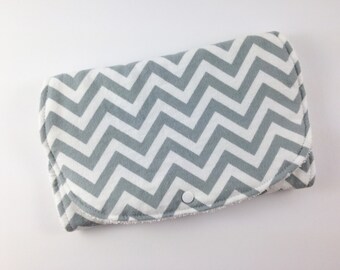 Gray Chevron Baby Burp Cloth Unisex Burp Clothes Gender Neutral Burp Cloth Baby Burp Cloths Burp Rags Spit Rags
