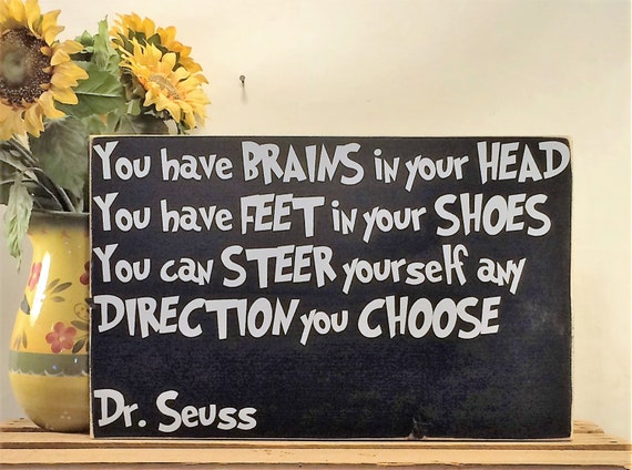 Dr Seuss Quotes You Have Brains In Your Head Quote Your