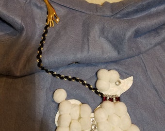 FREE SHIPPING Vintage 1950 Poodle Skiiirt
