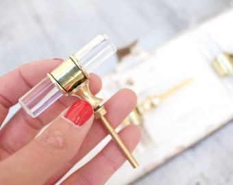 Vintage Style Knobs, Gold, Antique Style Knobs, Gold Knobs, Drawer Knobs, Glass Knobs, Dresser Knobs, Unique Cabinet Knobs, Decorative, Knob