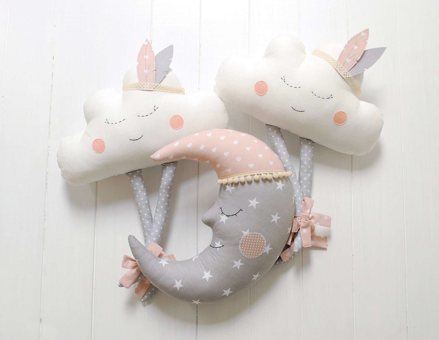 moon plush pillow