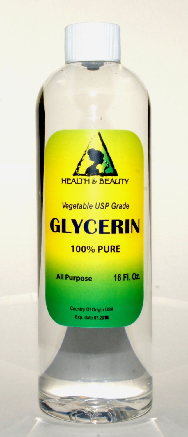 16 oz GLYCERIN VEGETABLE Oil USP Grade 100 Pure by HBOilsCenter