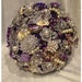 Purple Brooch Bouquet. FULL PRICE Purple Plum Peacock Classic