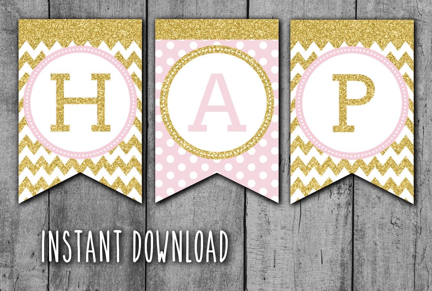 Para imprimir BANNER de cumpleaños feliz cumpleaños Banner